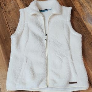 Free Country Women's White Fleece Vest
